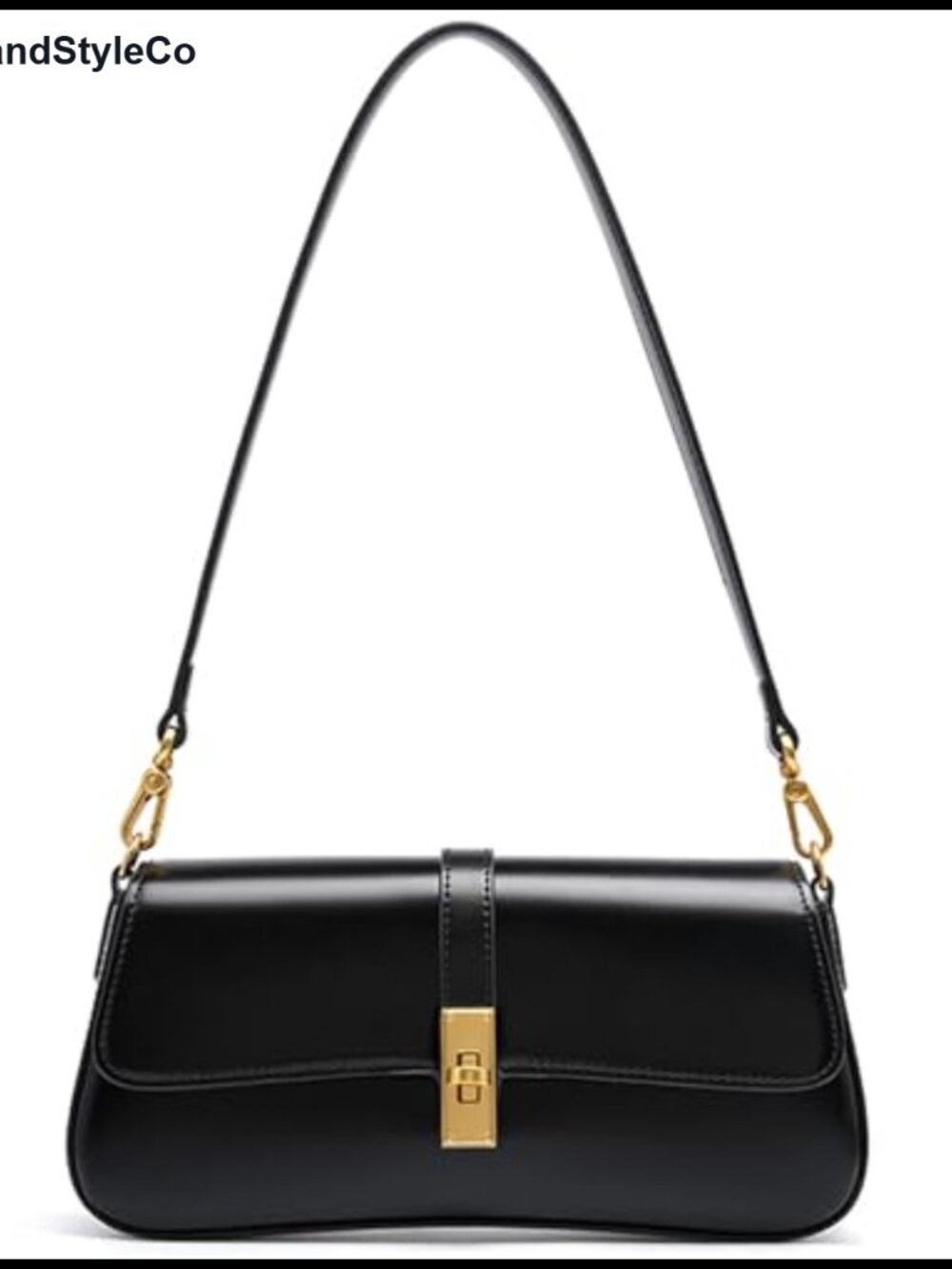 Genuine Cowhide Leather Hobo Evening Bag Underarm Shoulder Bag